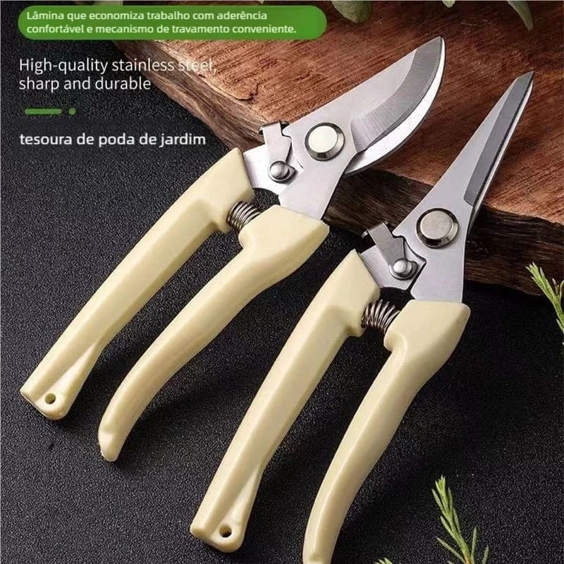 Super Afiada Tesoura de Poda - Ferramenta Essencial para Jardinagem