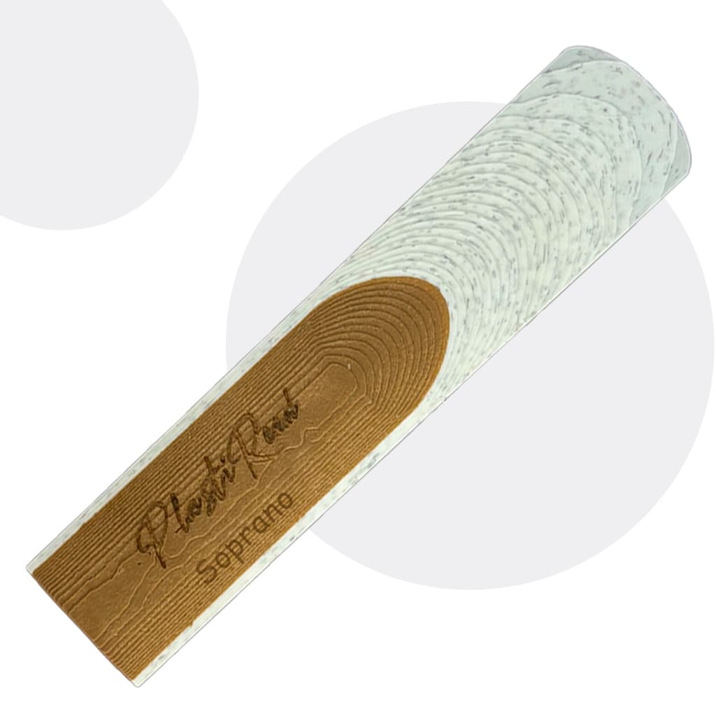 Palheta Saxofone Soprano Plastireed Marble - Som Natural Encorpado - Macia Desde o Primeiro Sopro