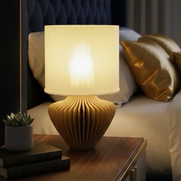 Abajur luminária de mesa Marrakesh Design Luxo Moderno exclusivo + Lâmpada quente 9w bivolt