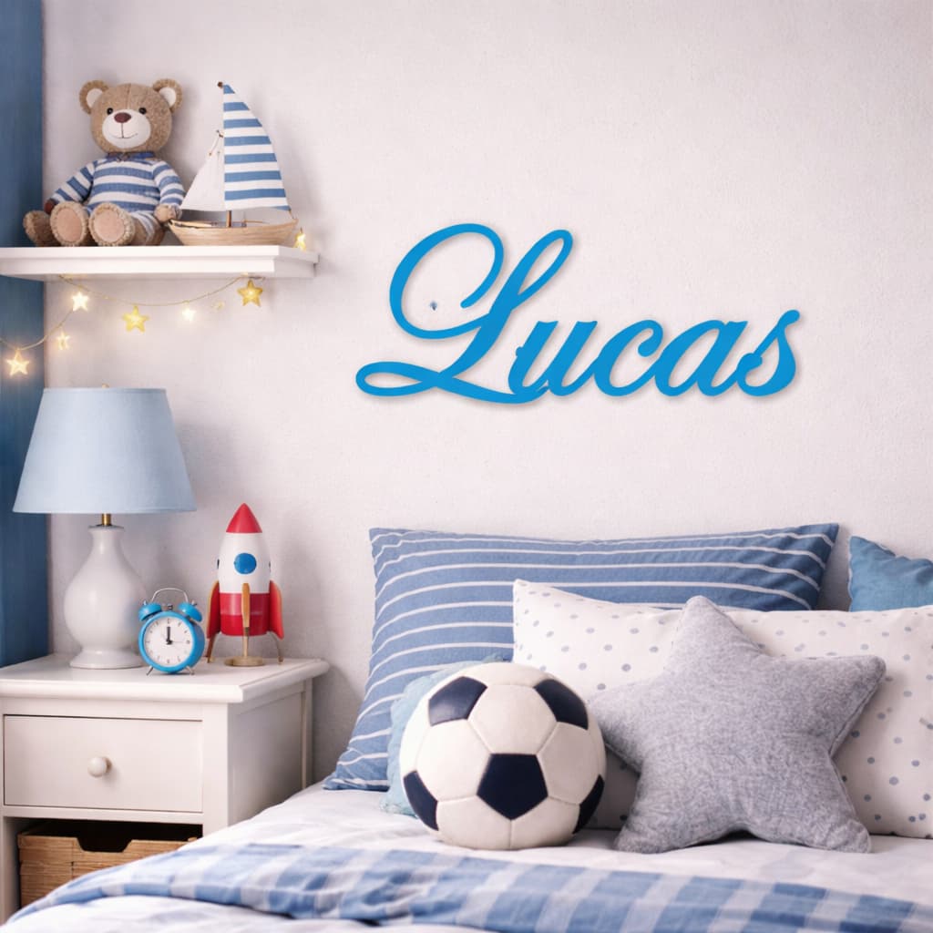 Enfeite Nome Personalizado Aplique MDF Decoração Lembrancinha