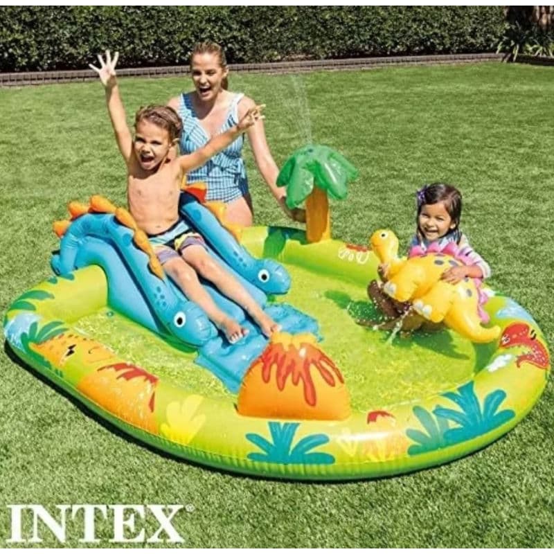 Piscina Inflável Intex Parque dos Dinossauros 143 Litros