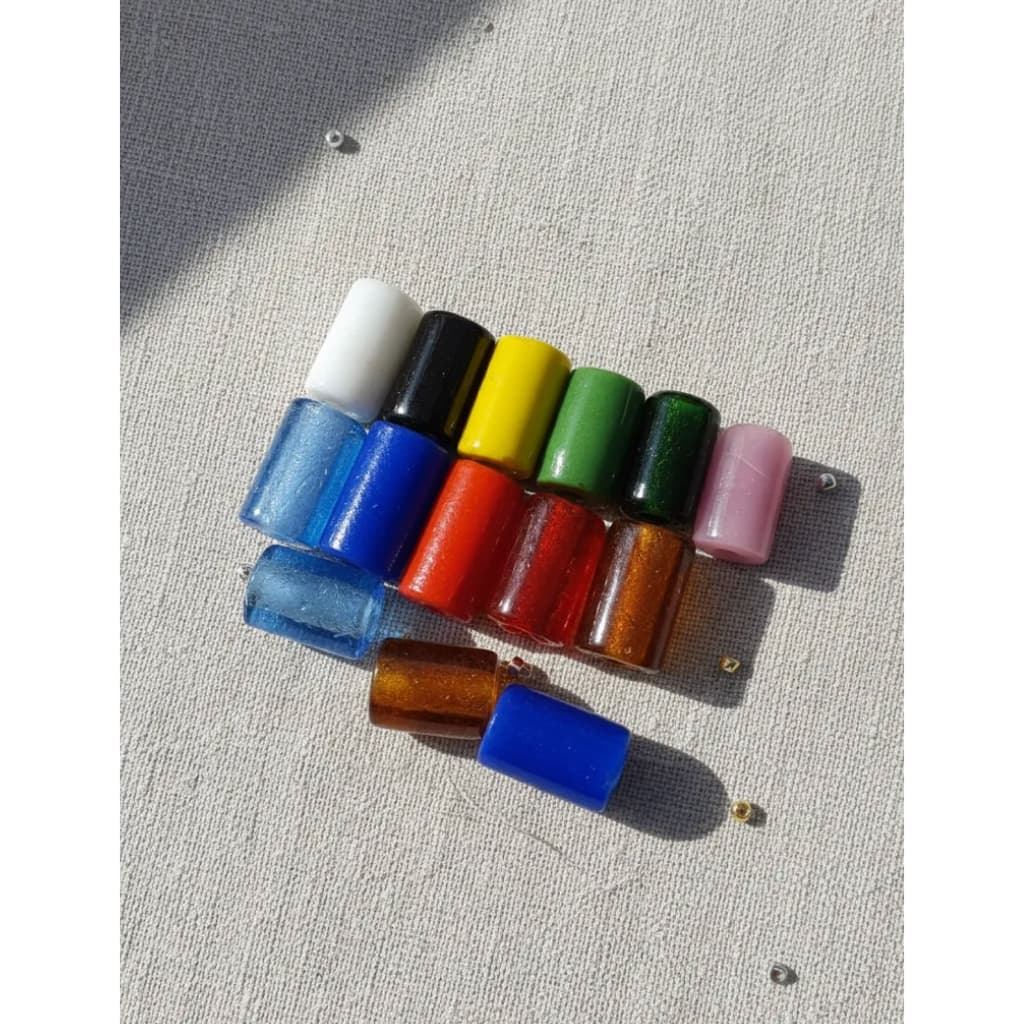 14 Firma Leitosa 2cm Várias Cores P Guia Umbanda Candomblé