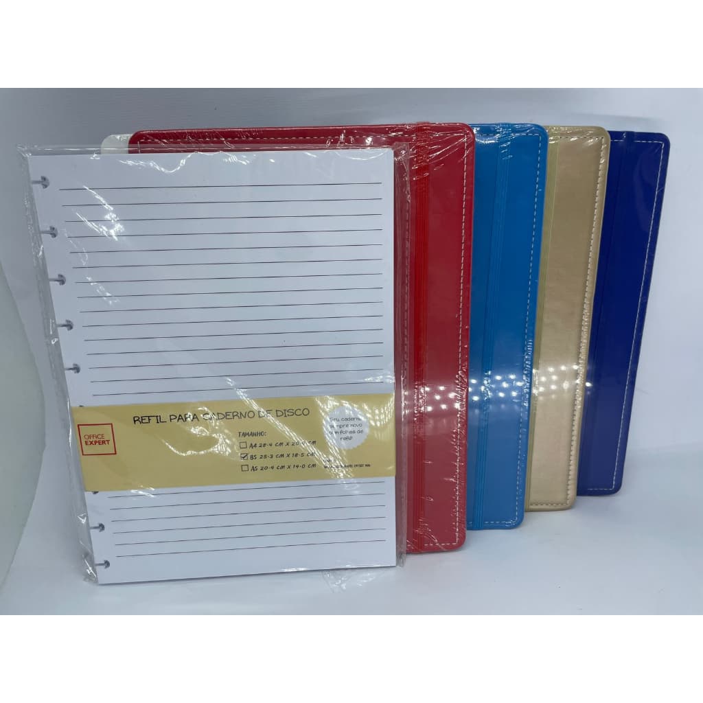 KIT 1 CADERNO INTELIGENTE MAIS O 1 REFIL PAUTADO  TAMANHO B5 CADERNO 28CM  X 21CM