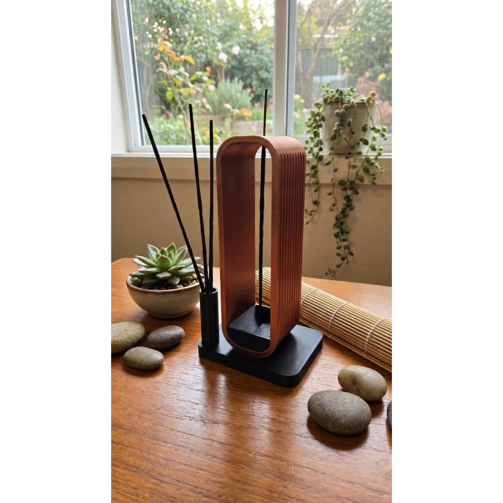 Incensário Moderno Vertical – Design Elegante | Várias Cores | 23 cm