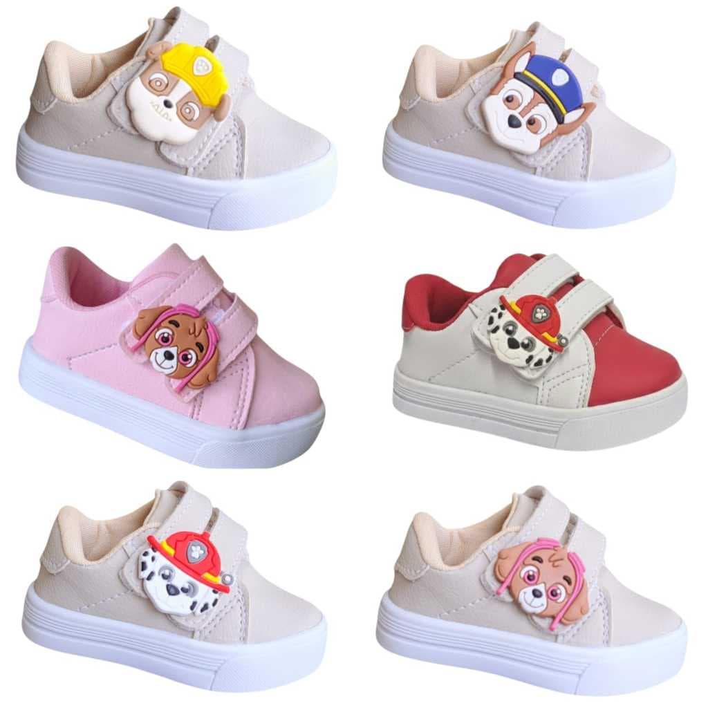 Tênis infantil personagens Patrulha Canina