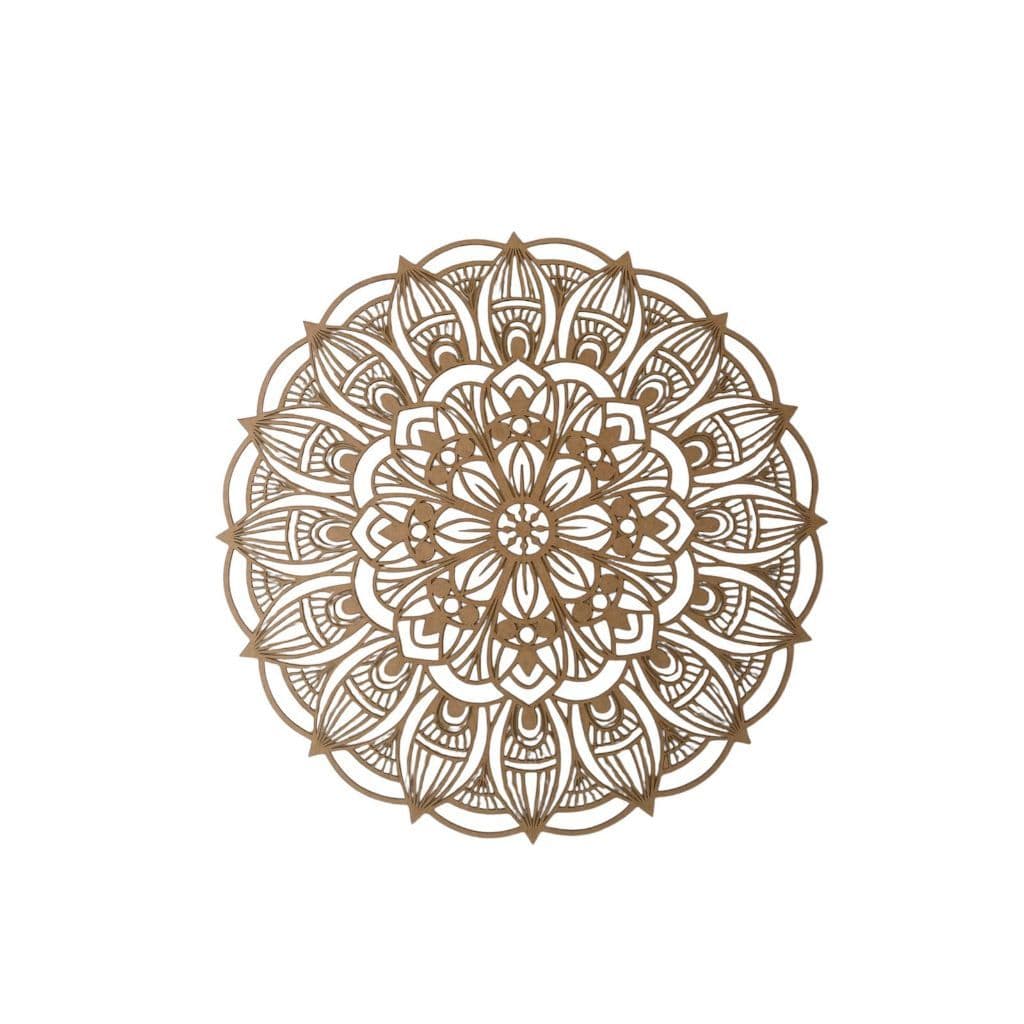 Mandala 60cm em MDF Cru