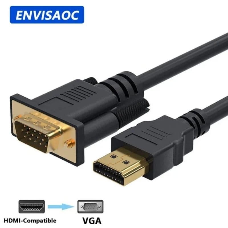 Cabo Adaptador Conversor HDMI para VGA