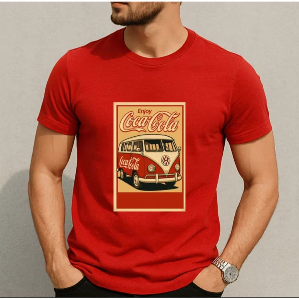 Camiseta Masculina Coca Cola Estampa Classica Blusa 100% Algodão Premium!