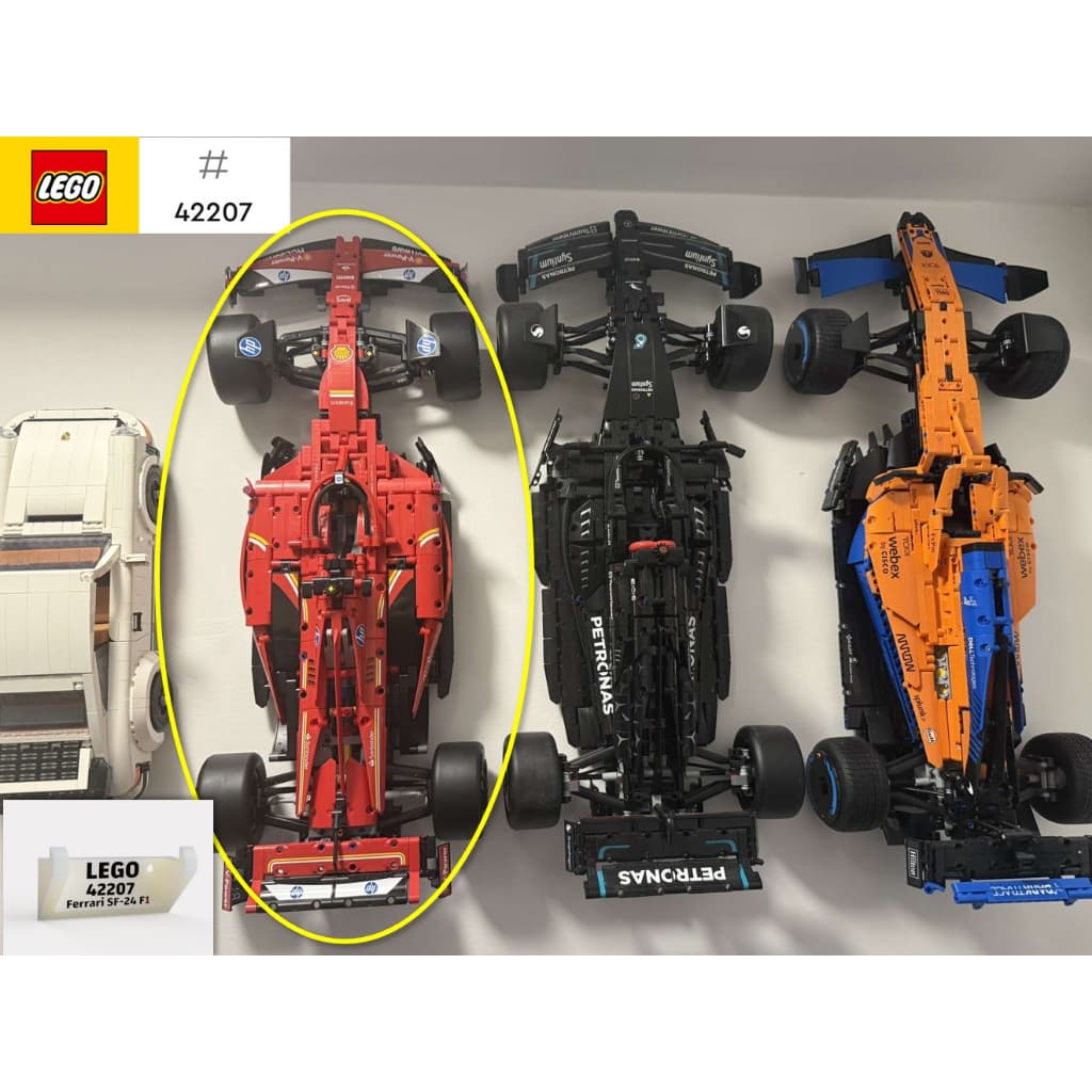 Suporte de parede LEGO Technic 42207 Ferrari SF-24 F1