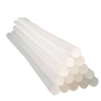 Bastão Cola Quente 20cm Transparente Pacote Com 1kg