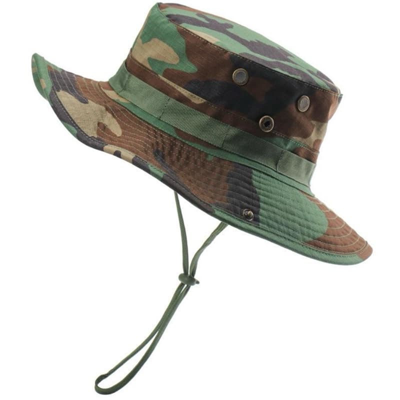 chapéu militar boonie hat camuflado excelente material