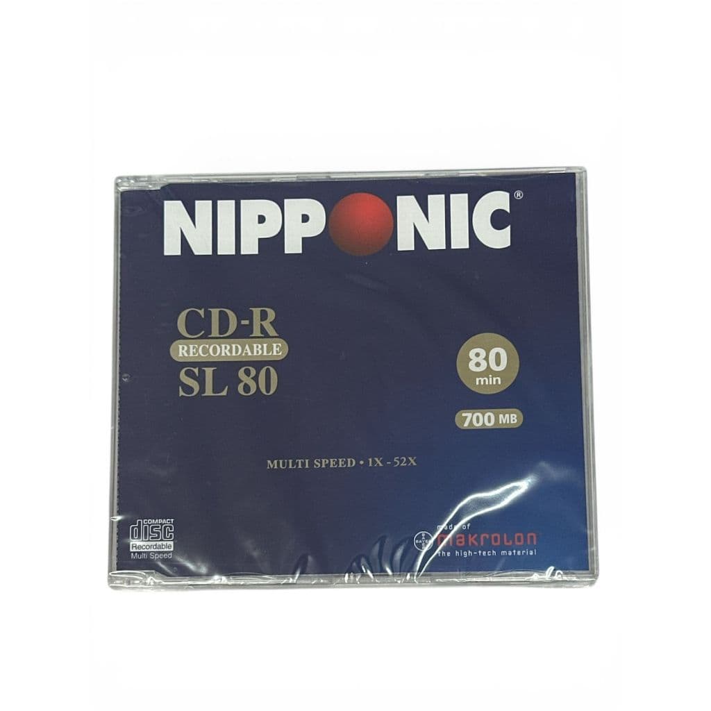 CD-R Virgem 52x/700Mb/80 Min 1Un Nipponic