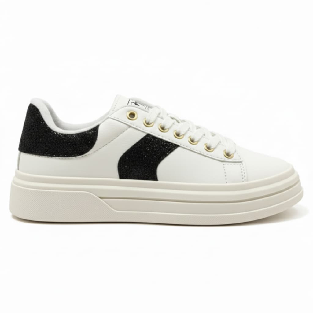 Tênis Feminino Casual Branco Tênis Casual Luxo Confortável Lançamento Premium