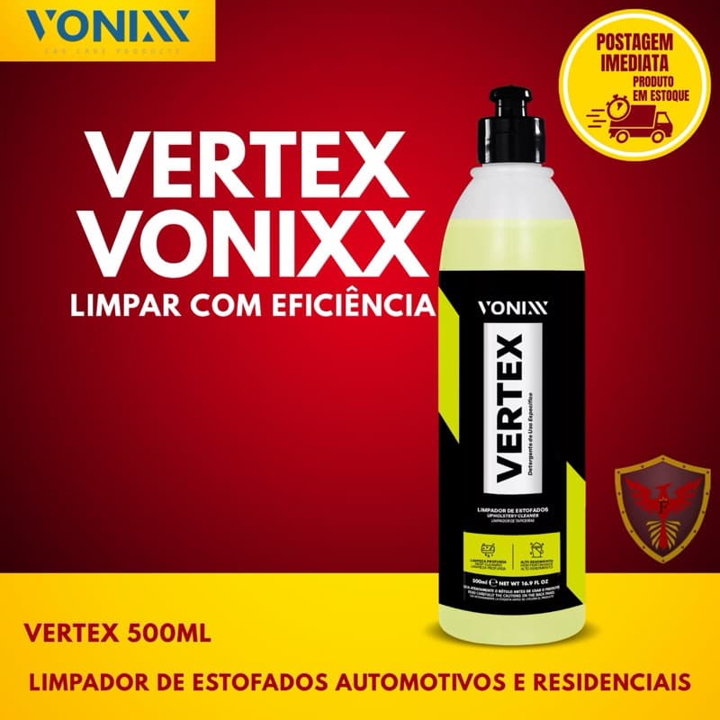 Limpador de Estofados Vertex Vonixx 500ml – Limpeza Profunda e Eficiente