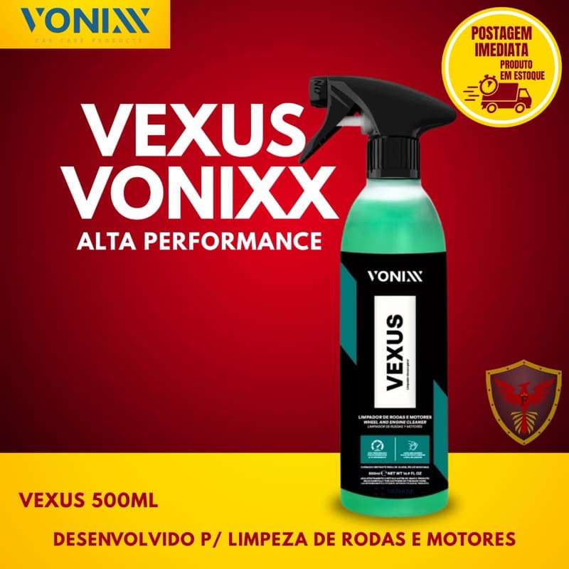 Vexus Vonixx 500ml – Limpador Multiuso Automotivo para Rodas, Motor e Superfícies