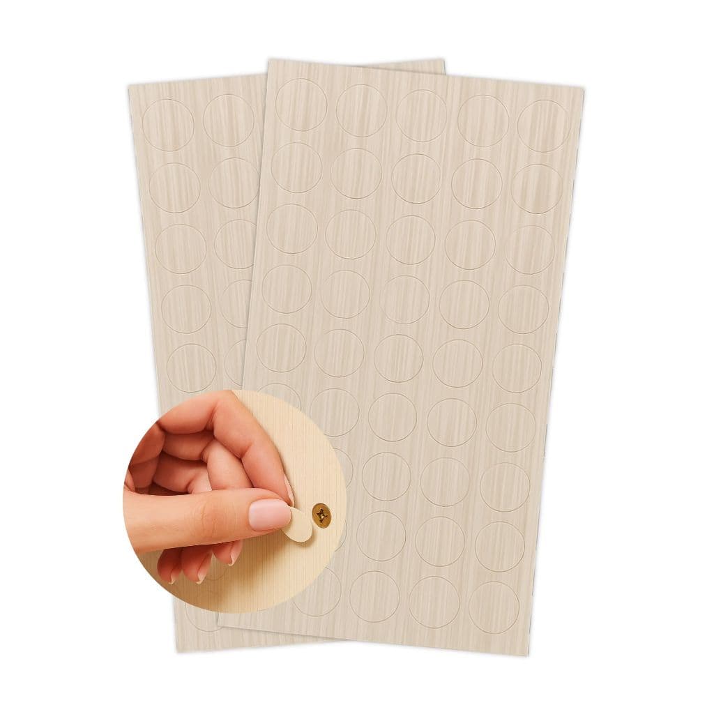 2 Kit Adesivo P/ Tampar Cabeça De Parafuso Moveis Marcenaria