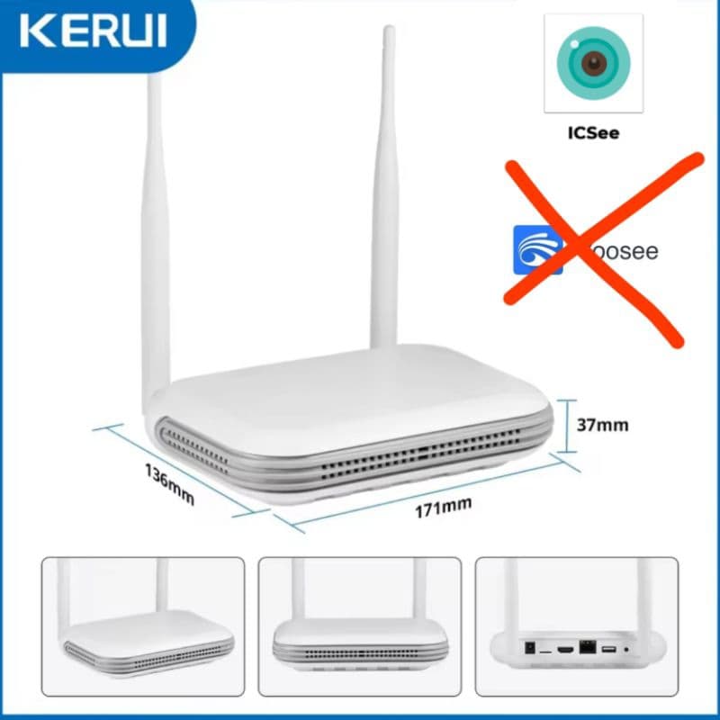 NVR Wifi iCsee Mini 10CH 3MP/5MP gravador de vídeo ICsee para câmera de segurança Ip Wifi, Não funciona no Yoosee