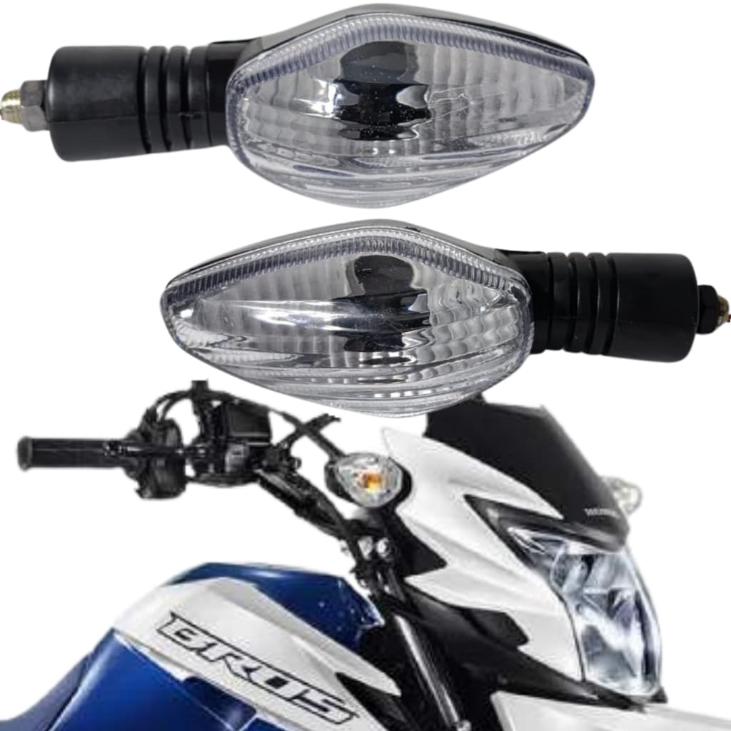 Par Pisca Seta Honda Nxr Bros 150 160 2014 em Diante Modelo Original
