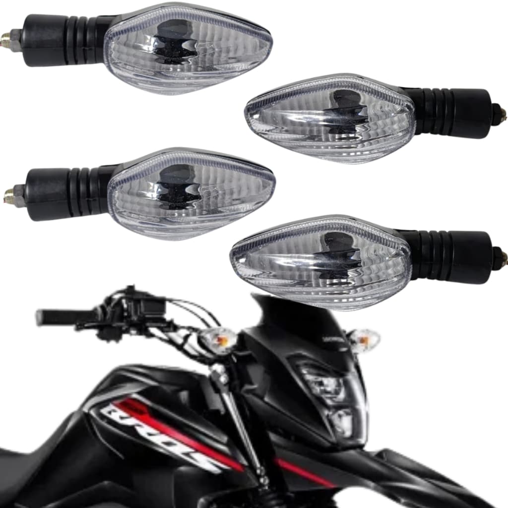 Kit 4 Pisca Seta Honda Bros 150 160 2014 em Diante Modelo Original