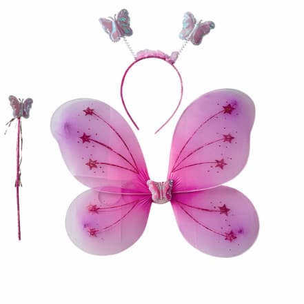 KIT FADINHAS BORBOLETAS FESTAS HALLOWEEN CARNAVAL ADEREÇOS MENINAS CRIANÇAS
