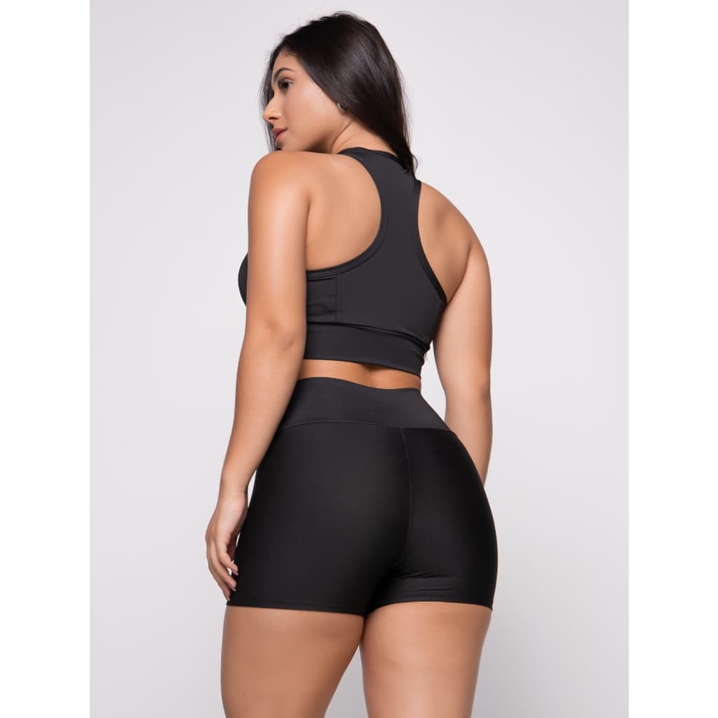 Top Fitness grosso Nadador Academia com Bojo Feminino removivel tecido duplo