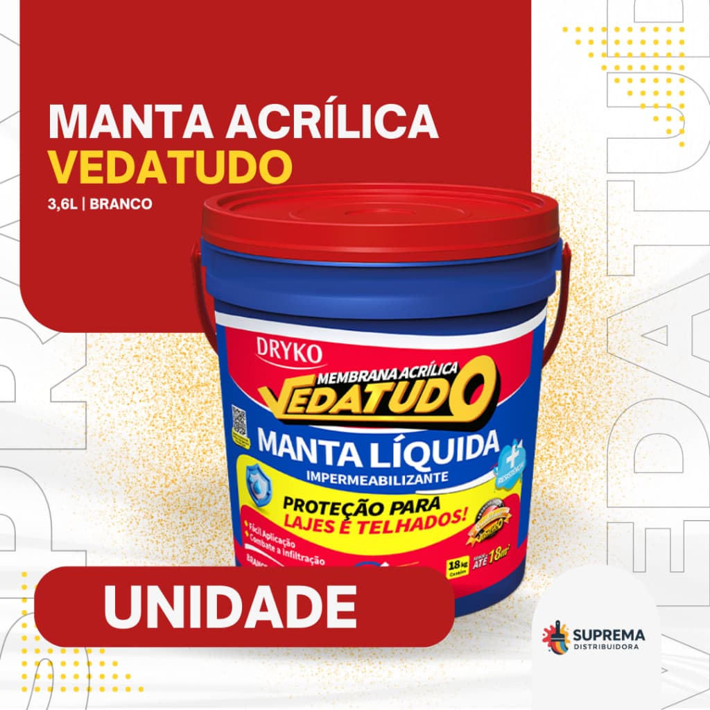 DRYKO MANTA LÍQUIDA VEDATUDO - BRANCO