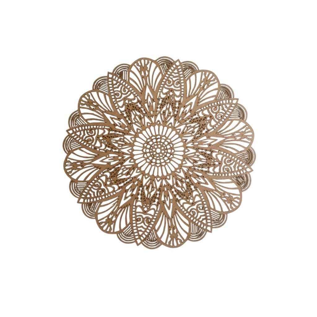 Mandala 60cm em Madeira MDF Cru
