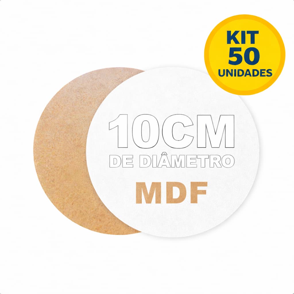 Cake Board mdf branco 10cm Kit C/50 Unidades cakeboard Tabuleiro bolo confeitaria