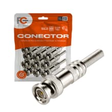 CONECTOR BNC MOLA PARAFUSO 4MM PTC 10UN