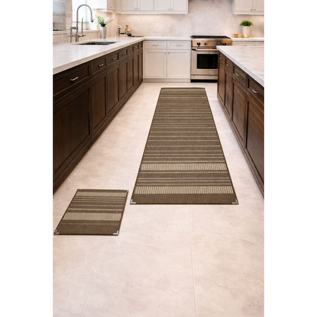 kit passadeira + tapete 50 x 80 sisal (COM PONTEIRAS) Antiderrapante