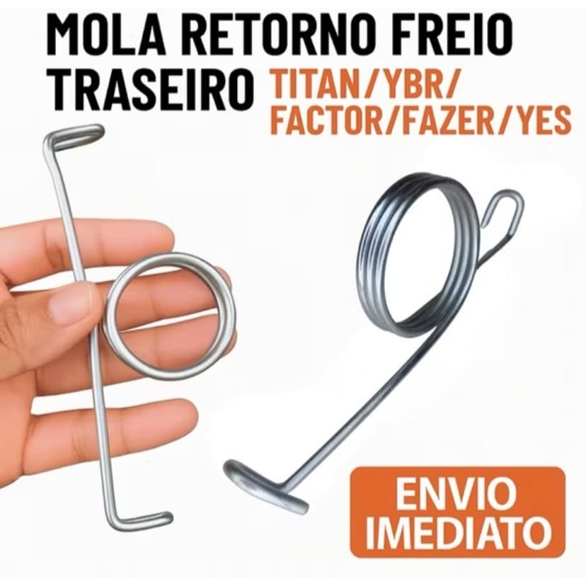 Mola Honda Retorno De Freio Traseiro Cg 125 150 Ybr Titan Fan Yes Factor Universal