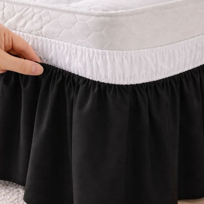 Saia  Para Cama Box Casal  Com Elástico