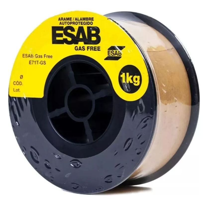 Arame autoprotegido ESAB 1 KG sem gás 0,8mm