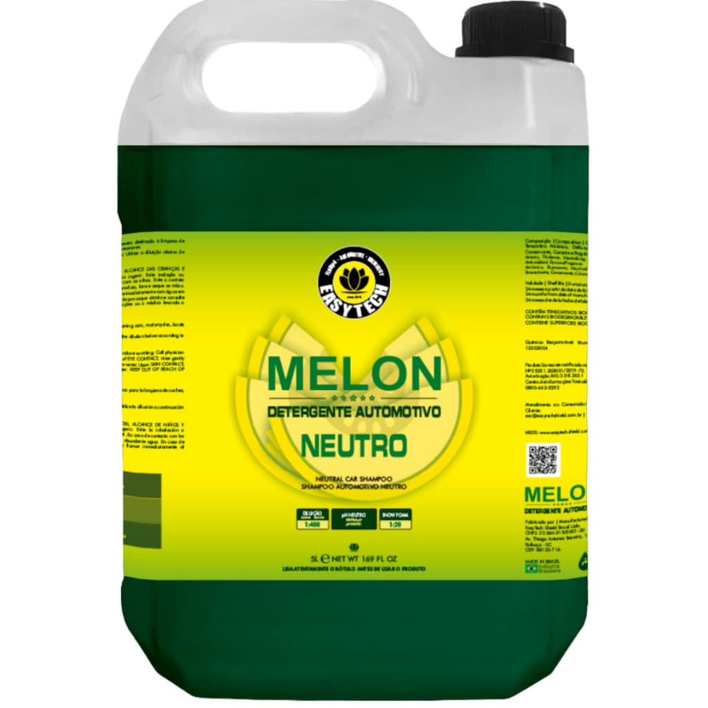 Shampoo Automotivo Snow Foam Concentrado Easytech Melon 5l