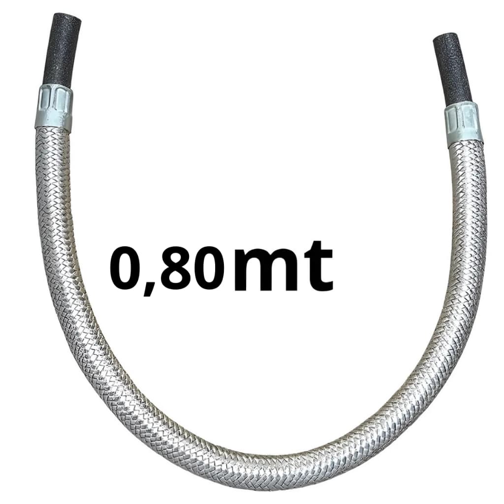 Mangueira De Gas Metalica Flexível Botijão 80cm