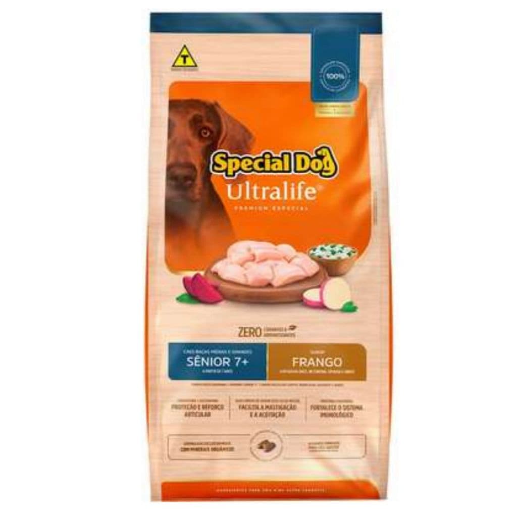 Ração Special dog ultralife SENIOR raça media 15kg