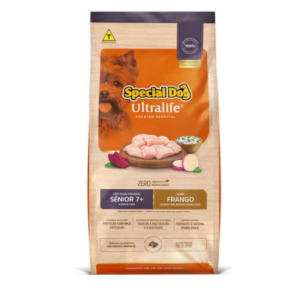 Ração Special dog ultralife senior para raças pequenas