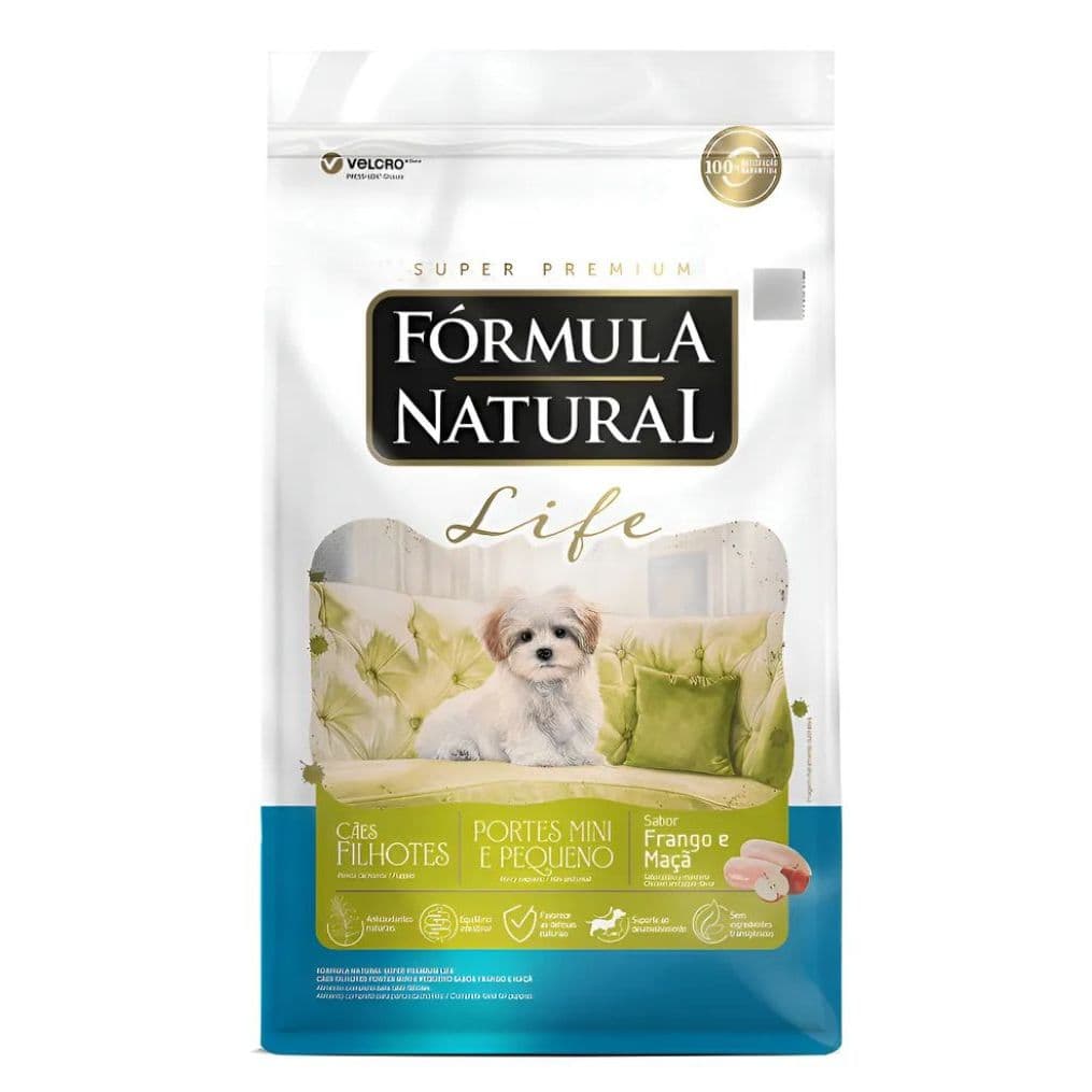 Ração Fórmula Natural Life Cães Filhotes Porte Mini