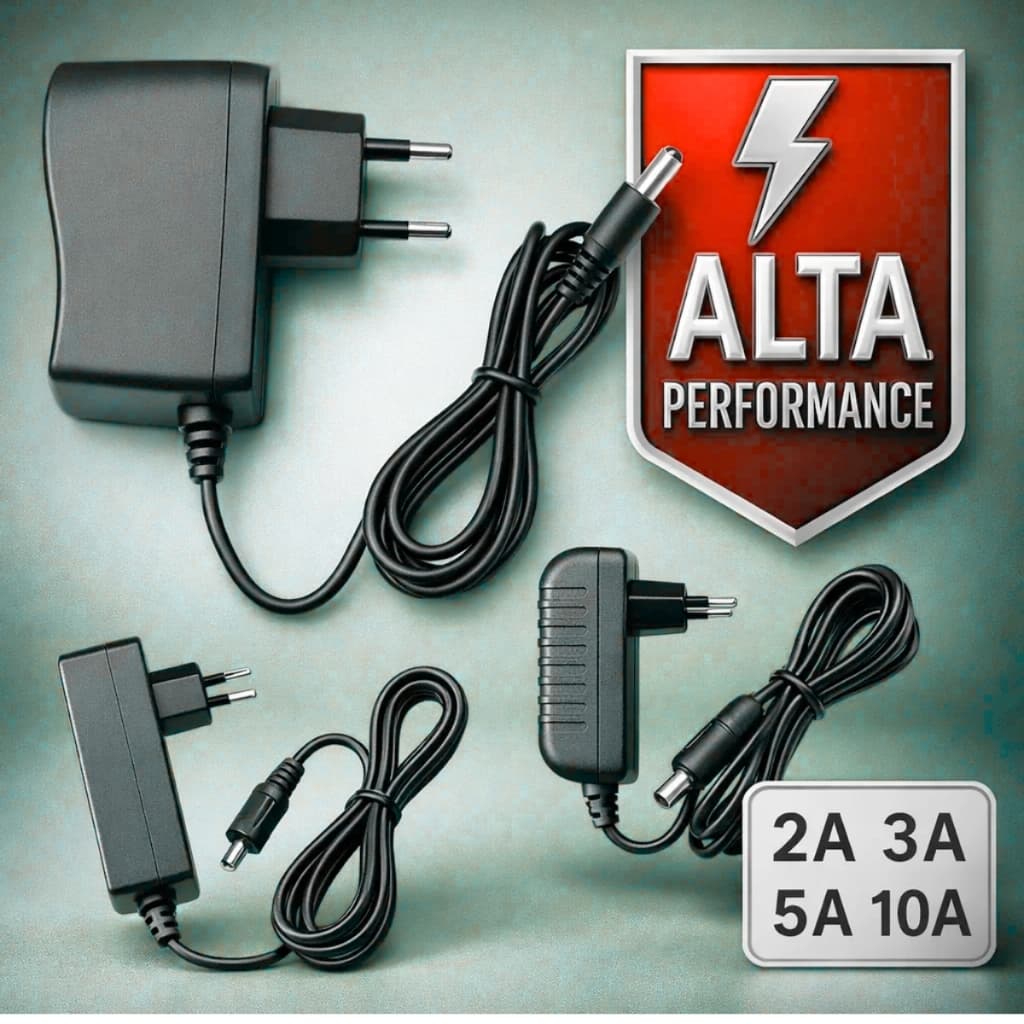 Fonte 12V Eletrônica 2A 3A 5A e 10A 110V 220V Bivolt  Plug P4