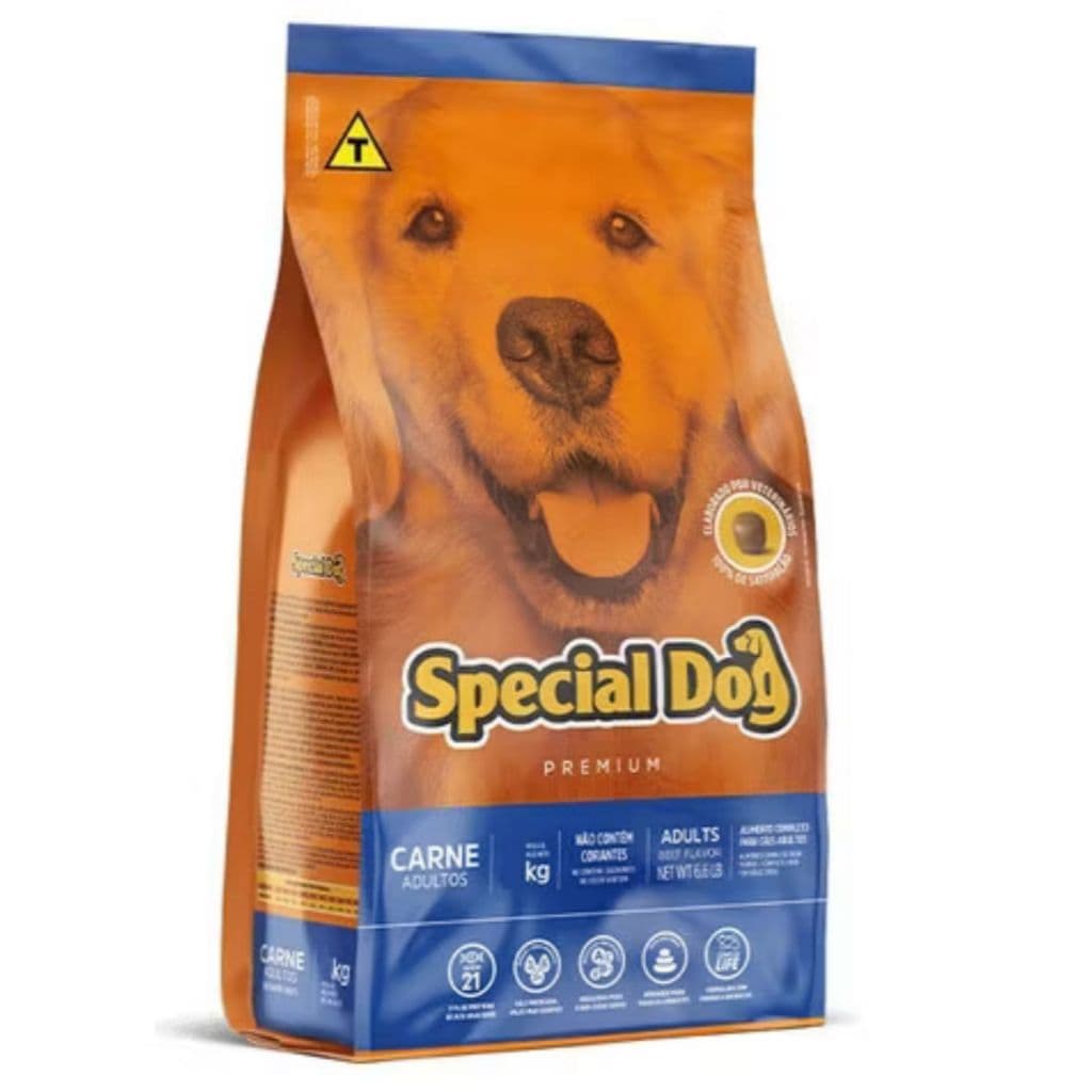 Ração Special dog carne para cães adulto