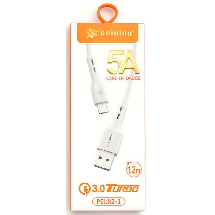 Cabo De Dados V8 5a 3.0 Turbo Peining Carregador Branco ( Cod 43 )