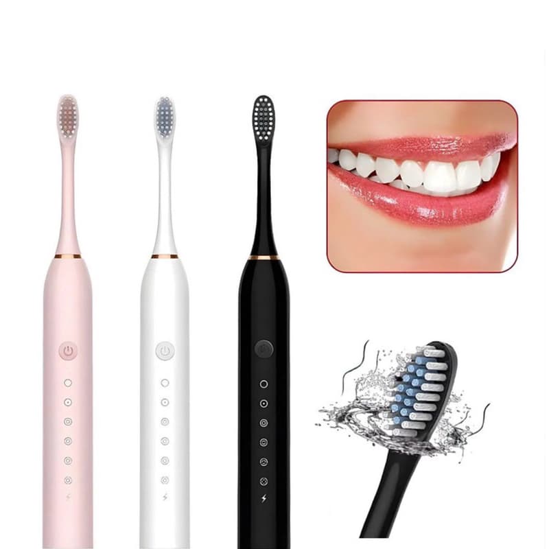 Escova De Dente Dental Elétrica Vibratória Recarregável Usb (cor aleatória) R