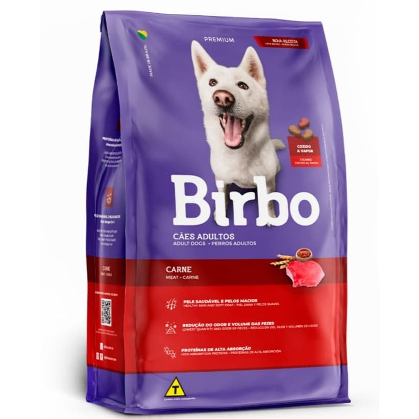Ração Birbo para cão todas as raças 15kg E 30KG