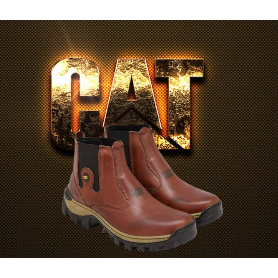 Bota em Couro Cartepillar com Sola Adventure Super Resistente