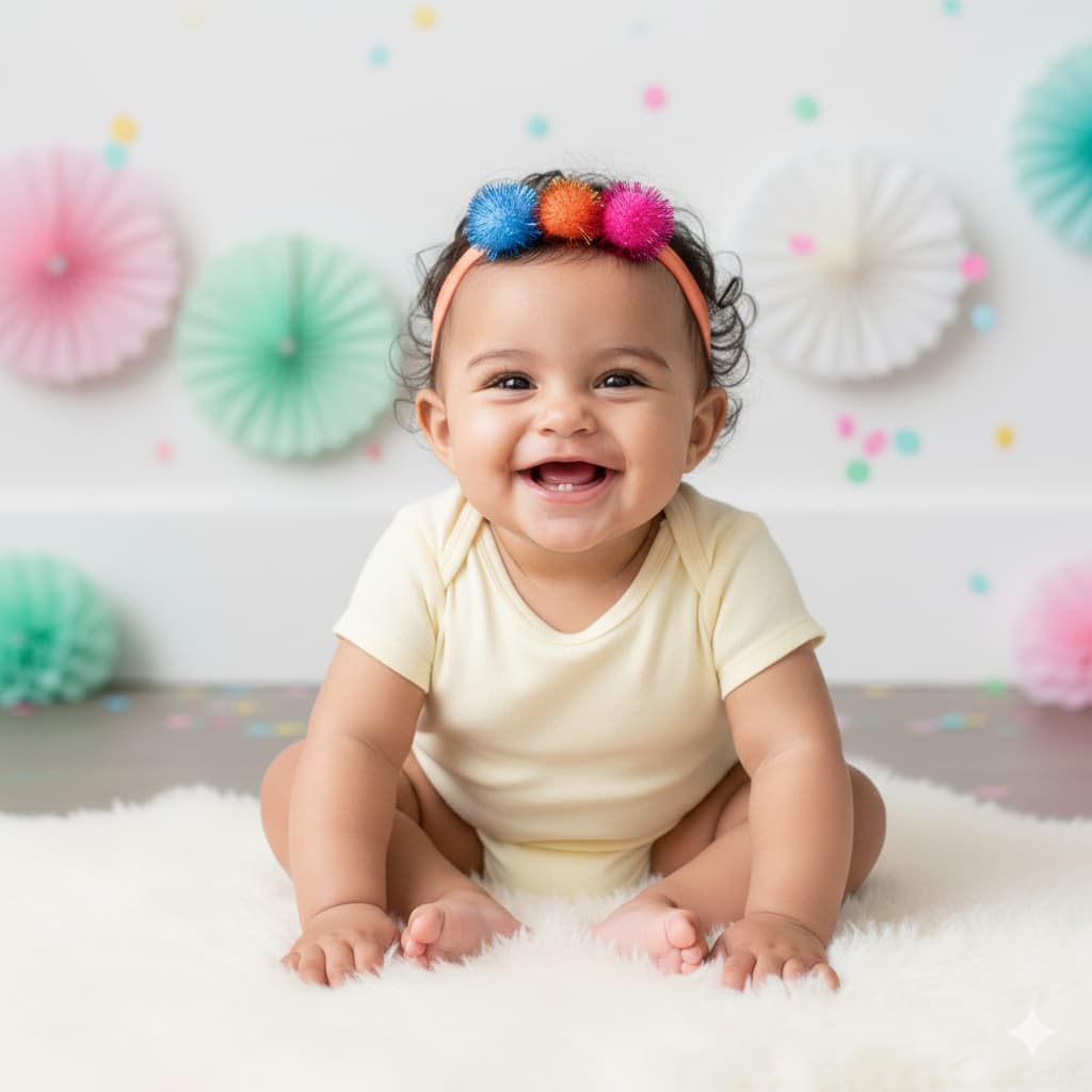 Faixa de Cabelo Bebe/Acessório de mesversario.