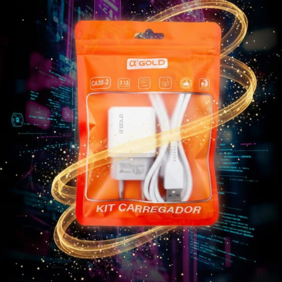 Carregador Turbo Tipo C Para Android A'Gold3.1A. CA383