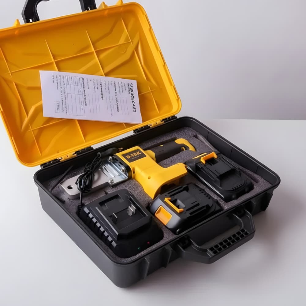 Máquina de Solda de Tubo PPR Portátil Termofusão Elétrica Profissional com Maleta e Bicos
