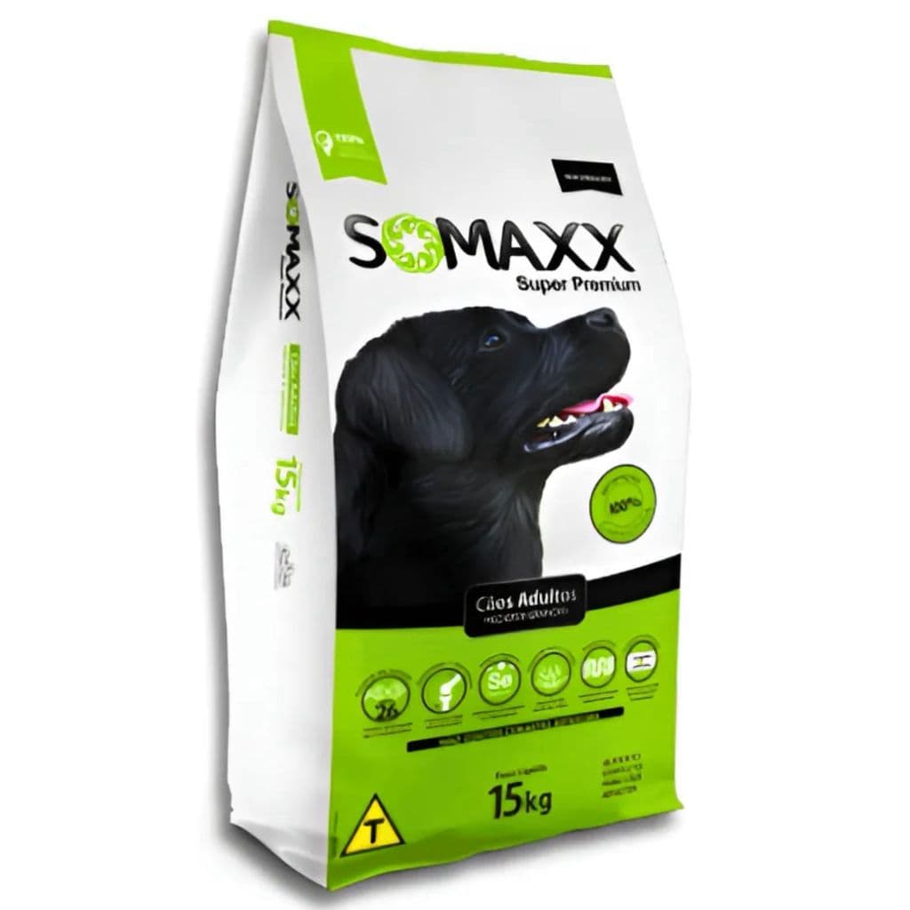 Somaxx ração para cão adulto super premium 15kg E 30KG