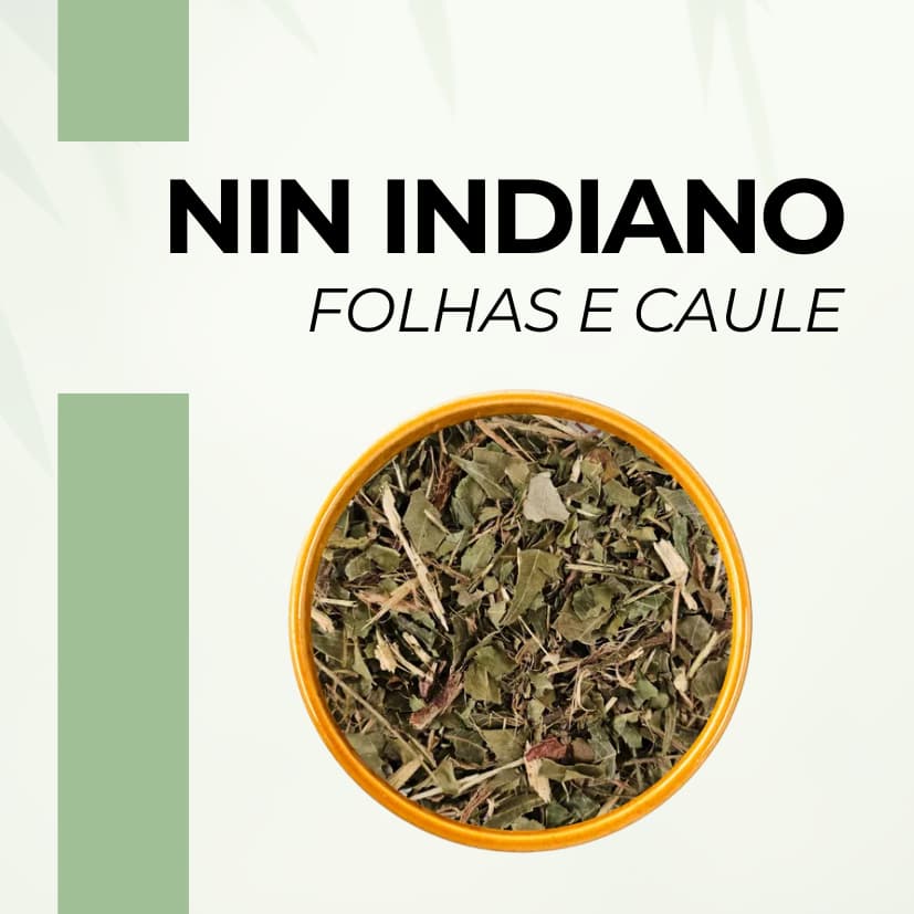 Chá de Nim (Neem) Indiano 100% Natural | Folhas Secas | Uso Tradicional