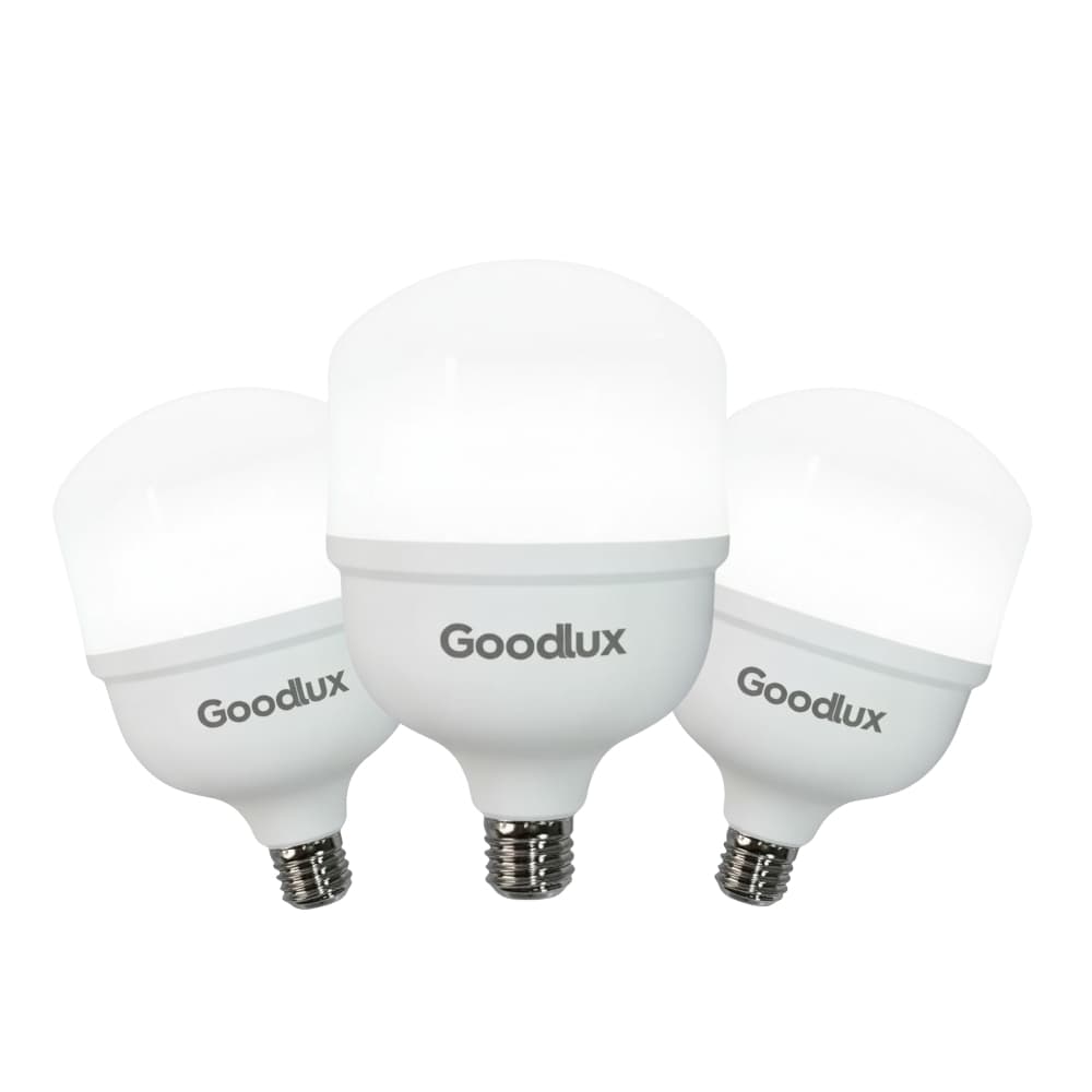 Kit 3 Lâmpadas Led Bulbo 30w E27 110/220v Branco Frio 6500K INMETRO Goodlux